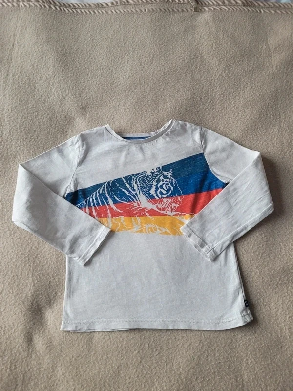 T-shirt okaïdi manches longues 4 ans